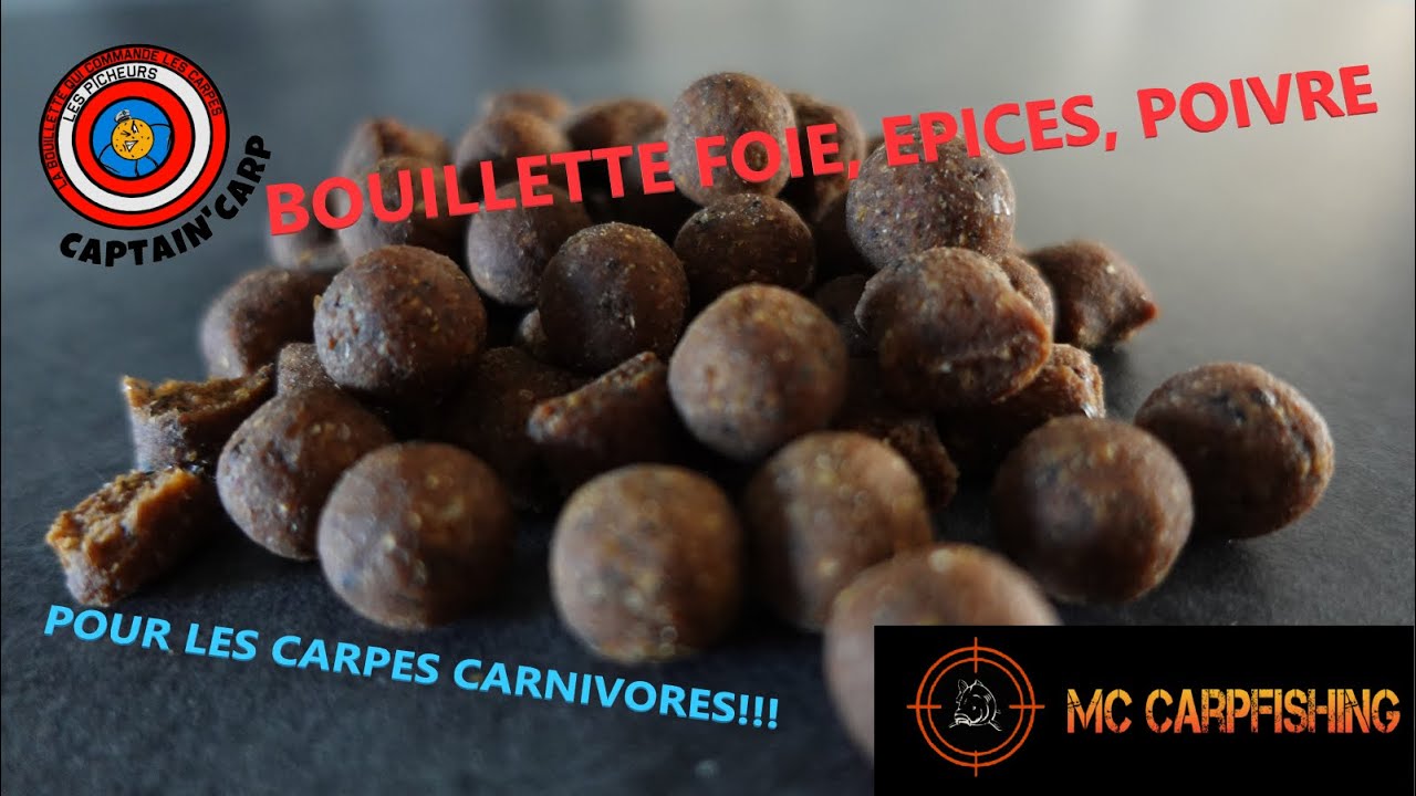 Recette de BOUILLETTE foie, épices, poivre*carpes carnivore*