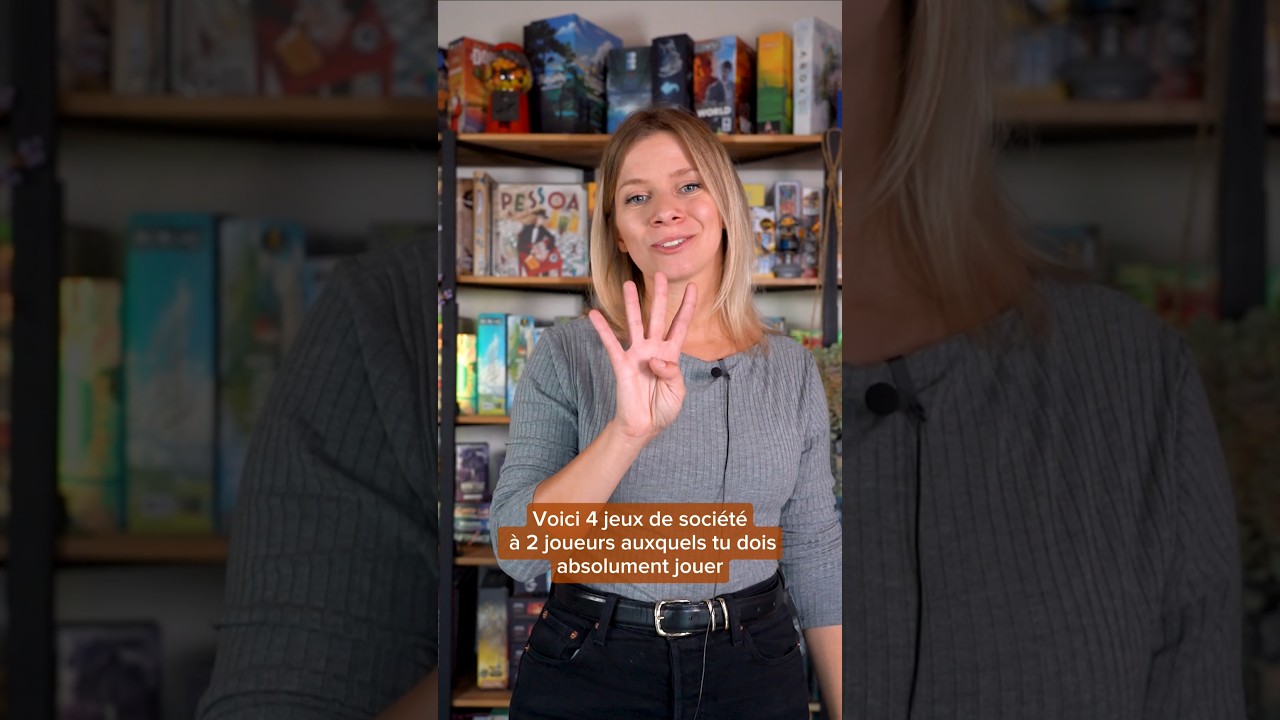 4 jeux de soci&eacute;t&eacute; &agrave; 2 auxquels tu dois absolument jouer 👫 #jeuxdesoci&eacute;t&eacute; #boardgames