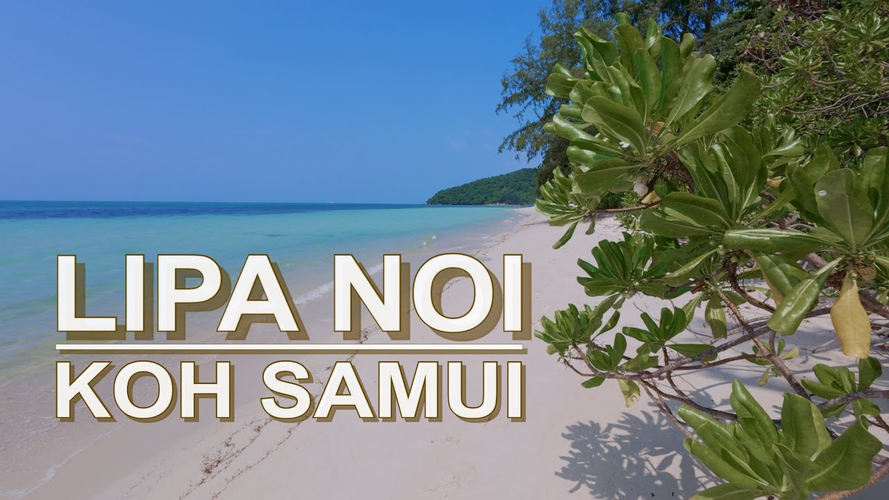 Koh Samui - Moments of paradise - A walk along Lipa Noi beach - 4K