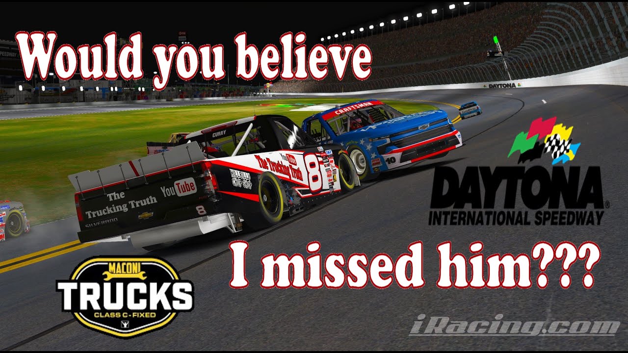iRacing - Maconi Trucks at Daytona - 25 Laps - Starting 11th