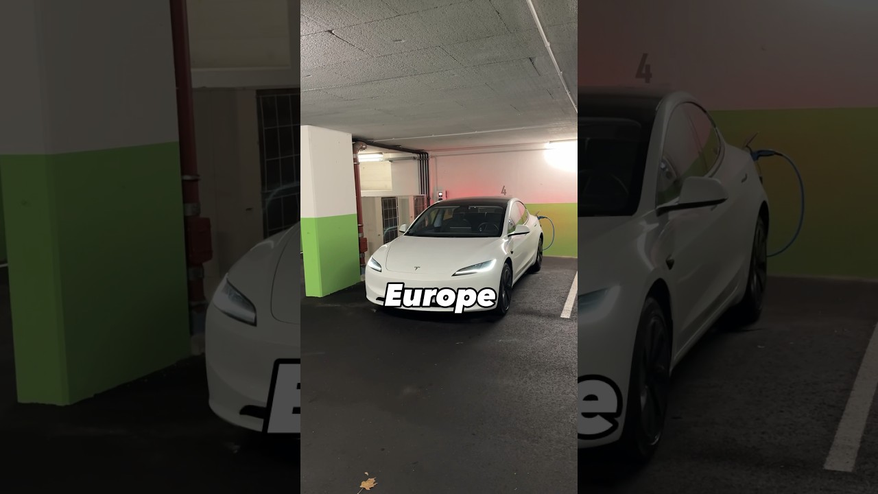Charging a Tesla in Europe is Easier Than In the U.S. 😳😲