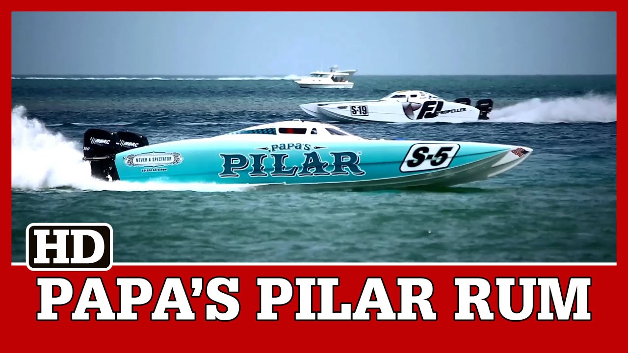Papa's Pilar Rum | Race Boat in Action
