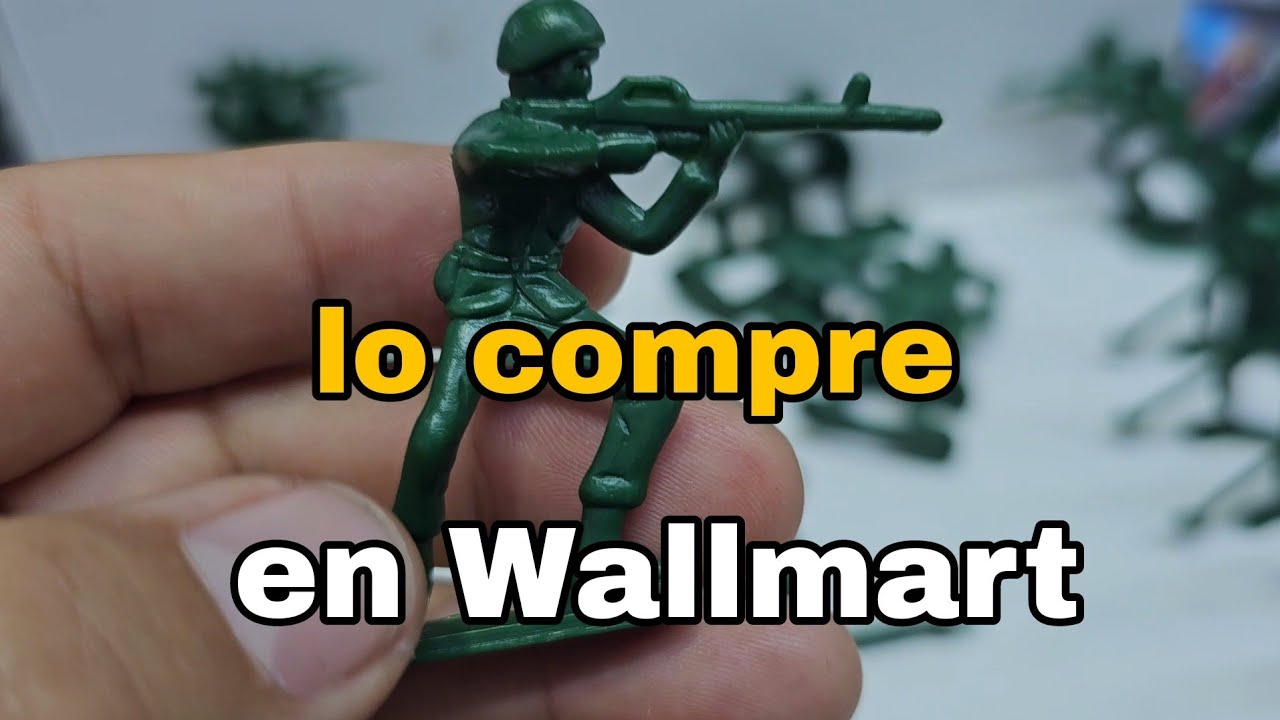 COMPRE SOLDADITOS de PLASTICO en Wallmart /  REVIEW