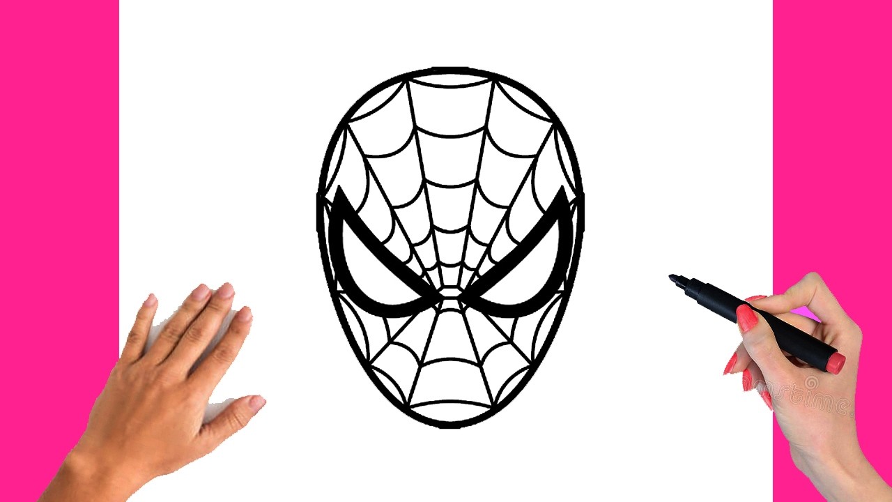How to Draw a SPIDERMAN - Very Easy Drawing For Kids