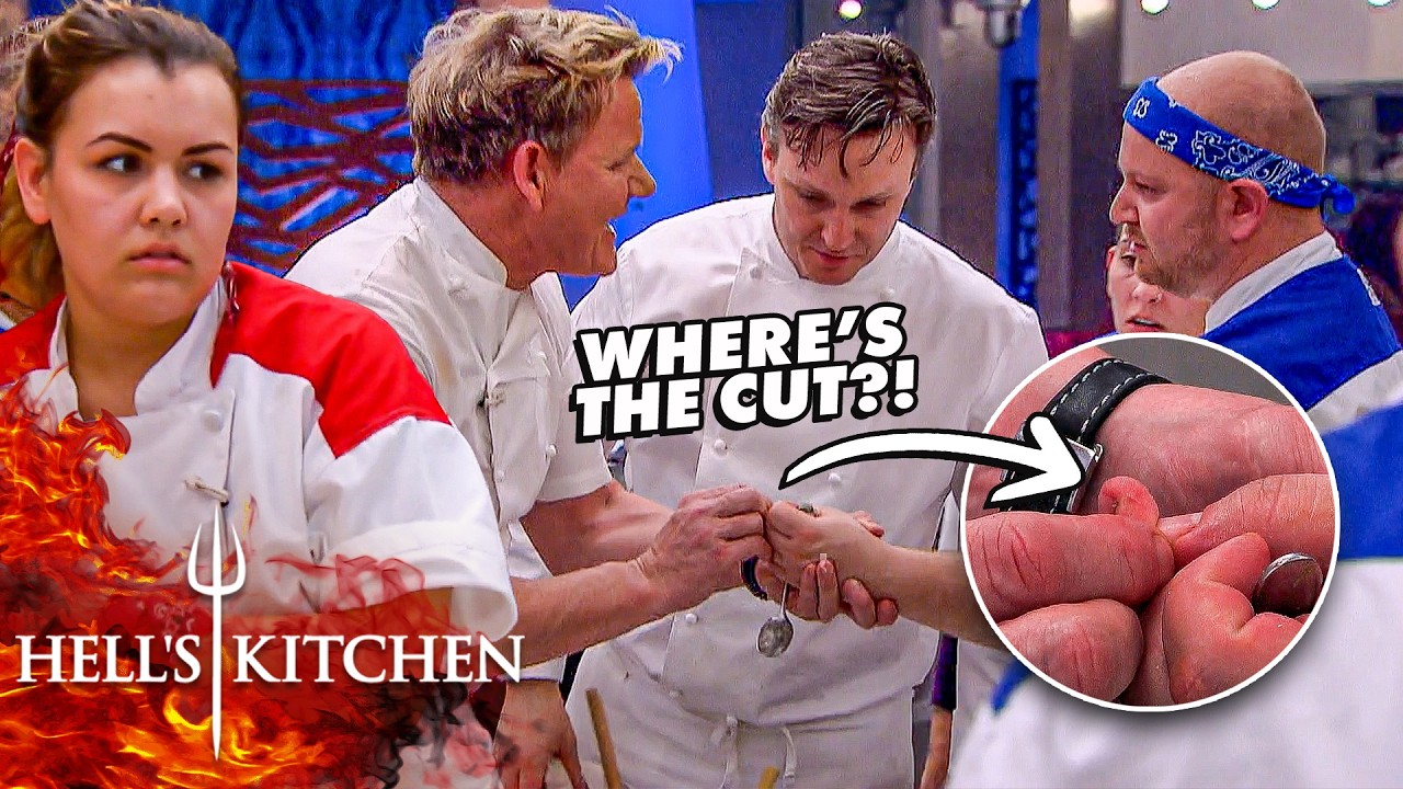 Jared Needs a Medic as Michelle Sabotages Chef Who Can't Eat Spaghetti | Hell's Kitchen Full Service