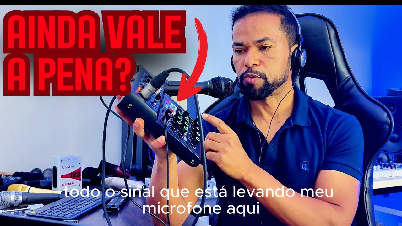 A MELHOR MESA DE SOM COM PLACA DE ÁUDIO/INTERFACE  ITEGRADA 88 EFEITOS COM PREÇO ABAIXO DO MERCADO
