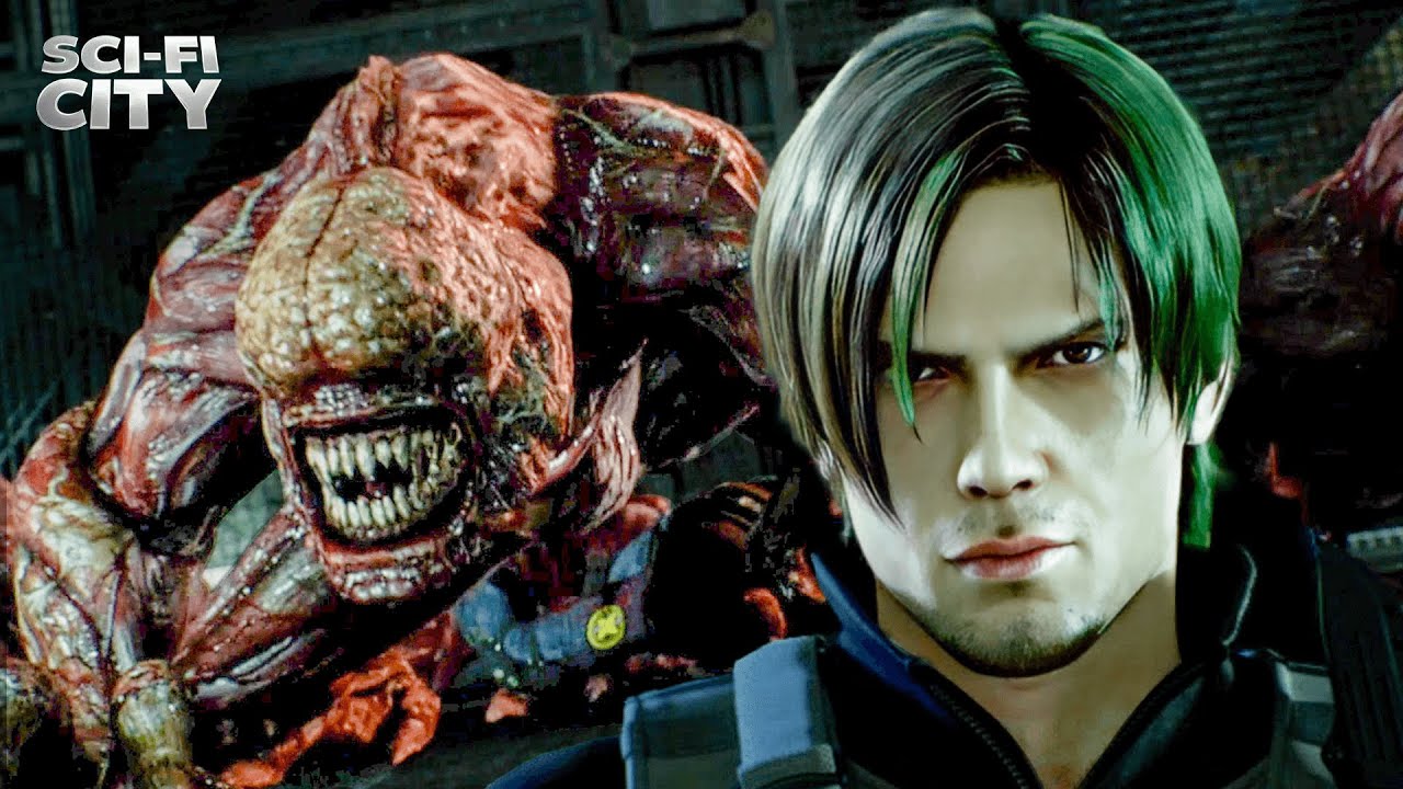 Lickers Ambush Leon and Ada | Resident Evil: Damnation (Matthew Mercer)
