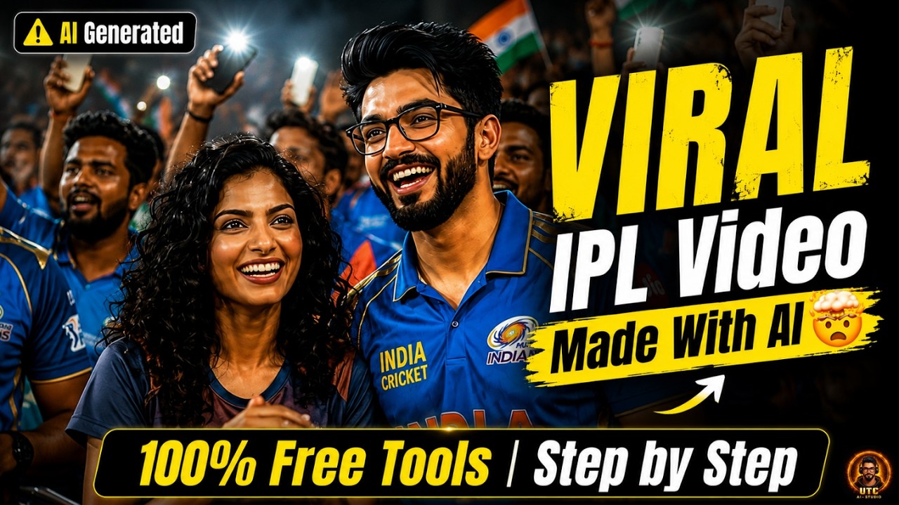 How to Make VIRAL IPL Video With AI  Free Tools