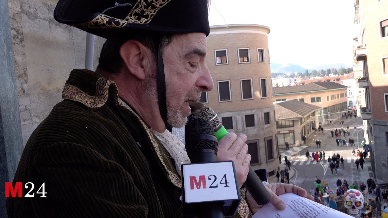 Carnevale Varese, il discorso del Re Bosino