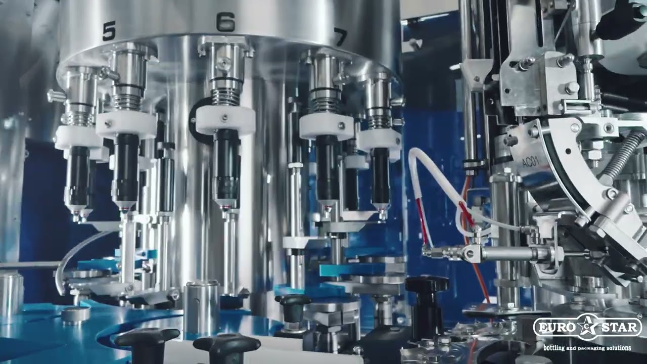 Automatic Rotary Filling & Capping Monoblock – MEC LD 12/1PK | Eurostar
