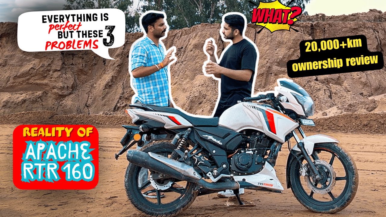 TVS Apache RTR 160 2V Ownership REVIEW after 20000+km | All Details 👌