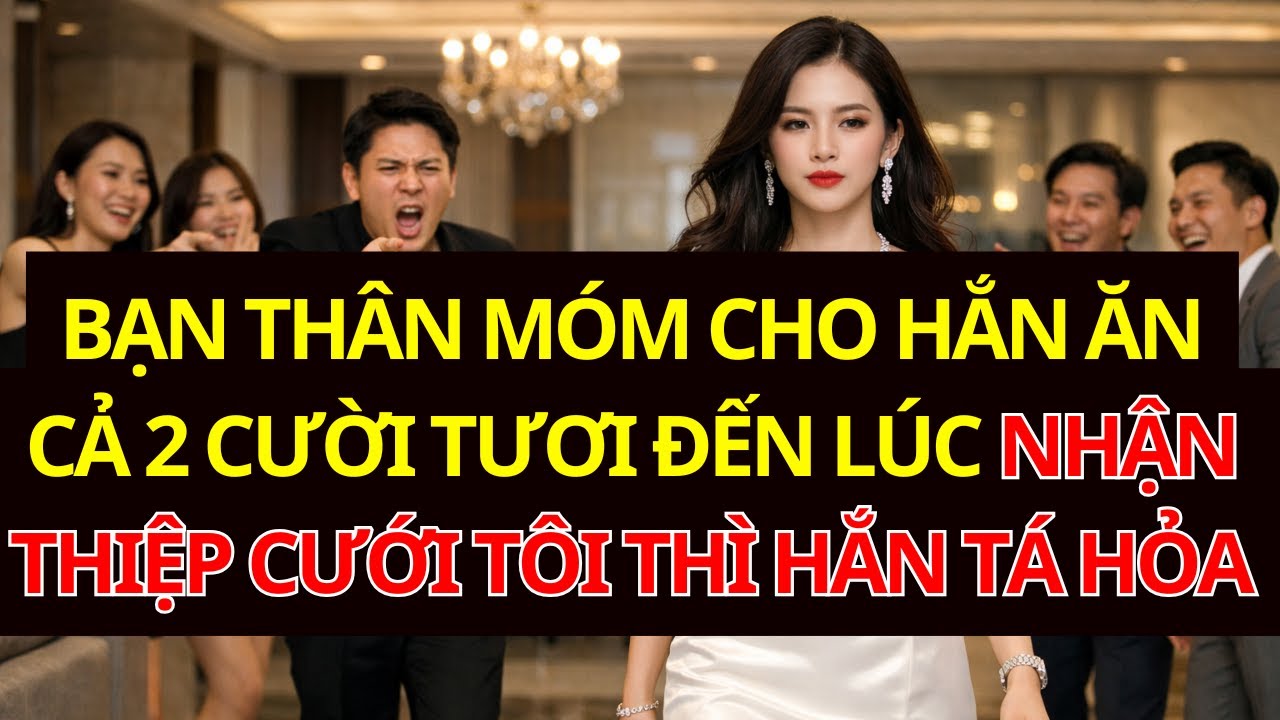 TRƯỚC CƯỚI THẤY BẠN THÂN MÓM CHO HẮN ĂN, CẢ 2 CƯỜI TƯƠI ĐẾN LÚC NHẬN THIỆP CƯỚI TÔI THÌ HẮN TÁ HỎA