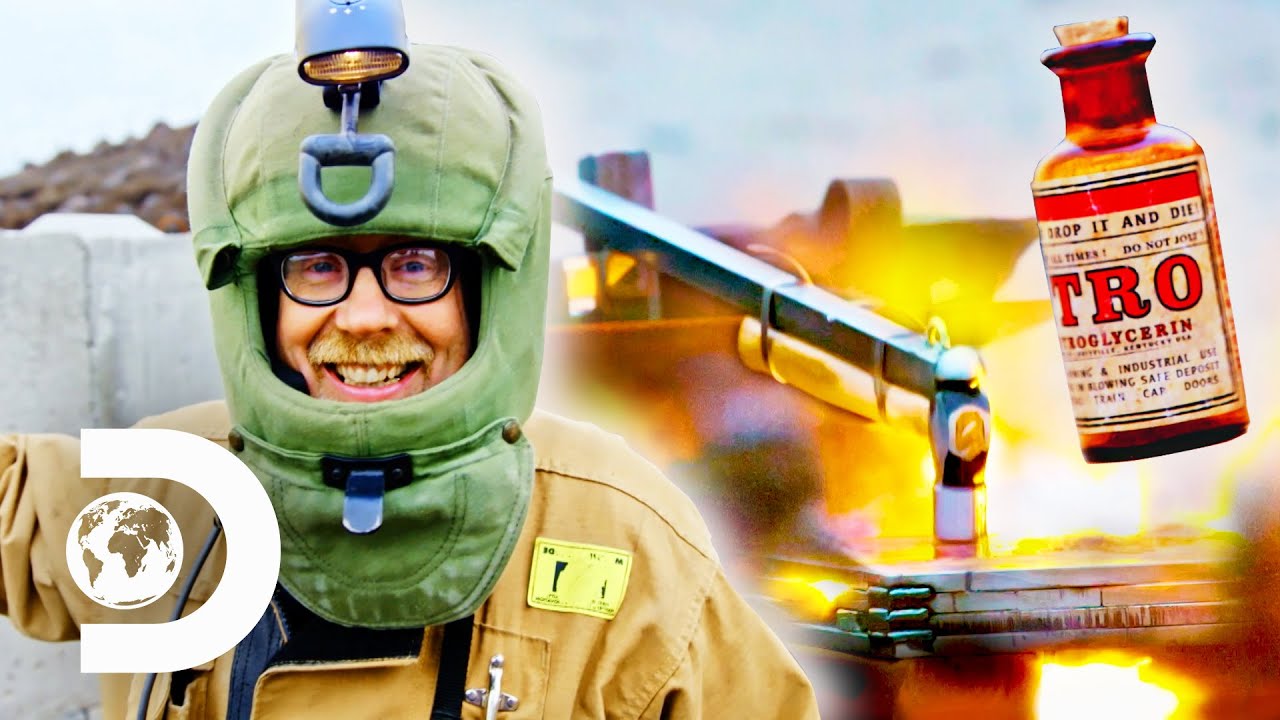 Adam Savage Triggers Nitroglycerin Explosion With A Hammer! | Savage Builds