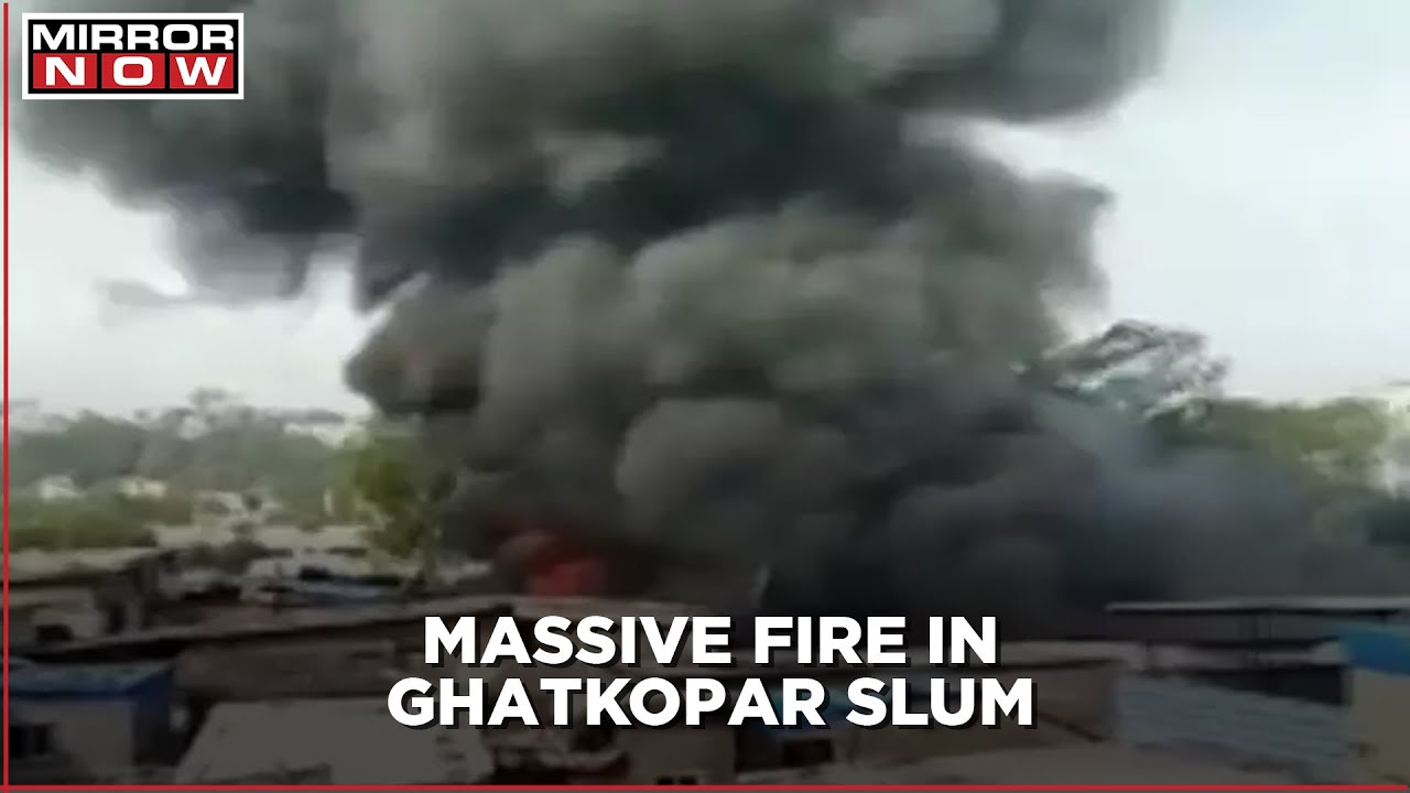 Massive Fire In Mumbai's Ghatkopar Slum, 3 Fire Engines Rushed To The Spot