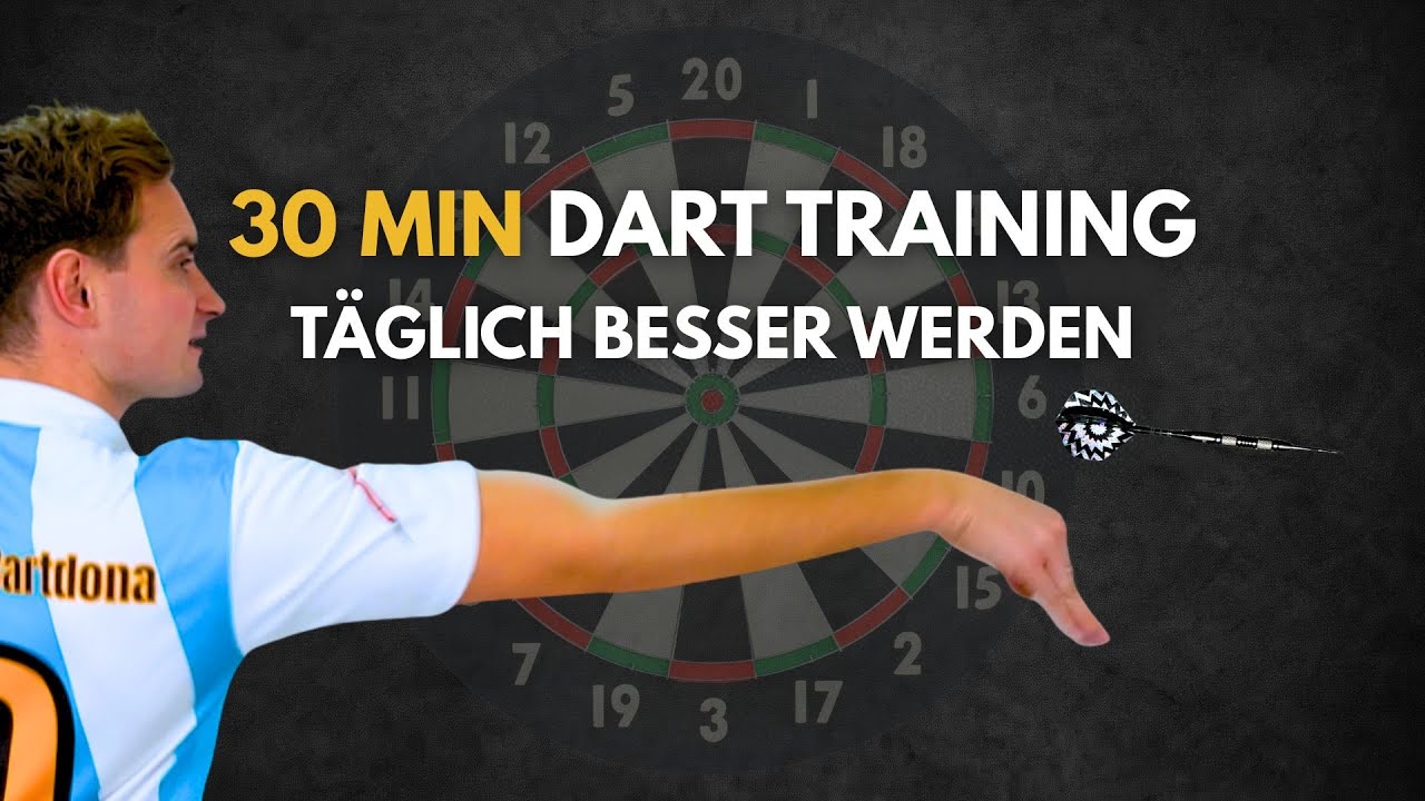 Nur 10 MINUTEN am TAG – so verbesserst du dein DARTSPIEL🎯