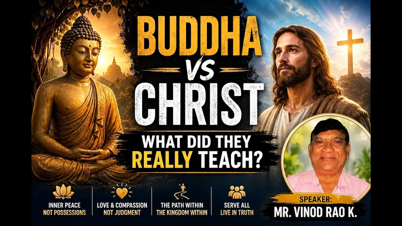 8. Buddha vs Christ :  what did they Really Teach.