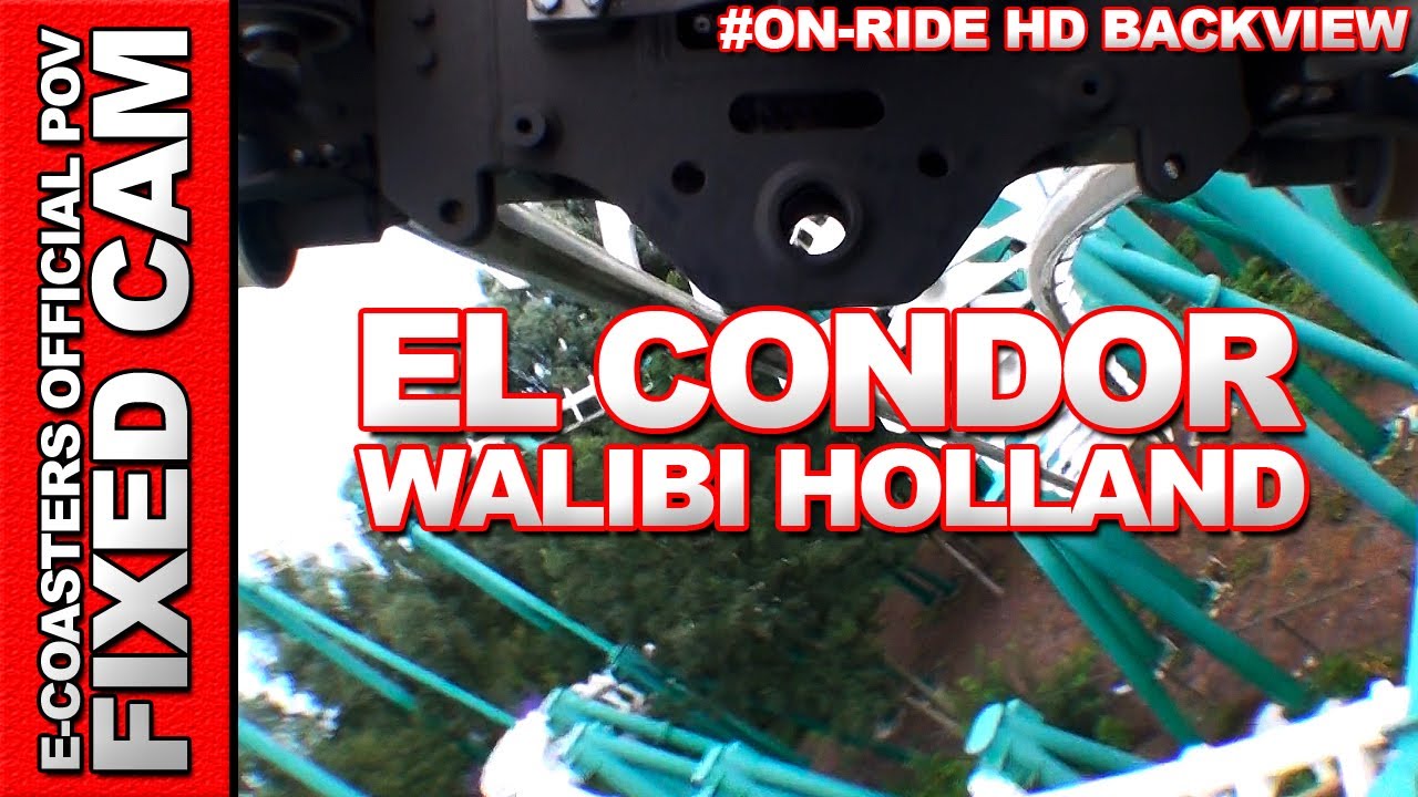 El Condor - Walibi Holland (Walibi World) | On-Ride Back View (ECam HD)