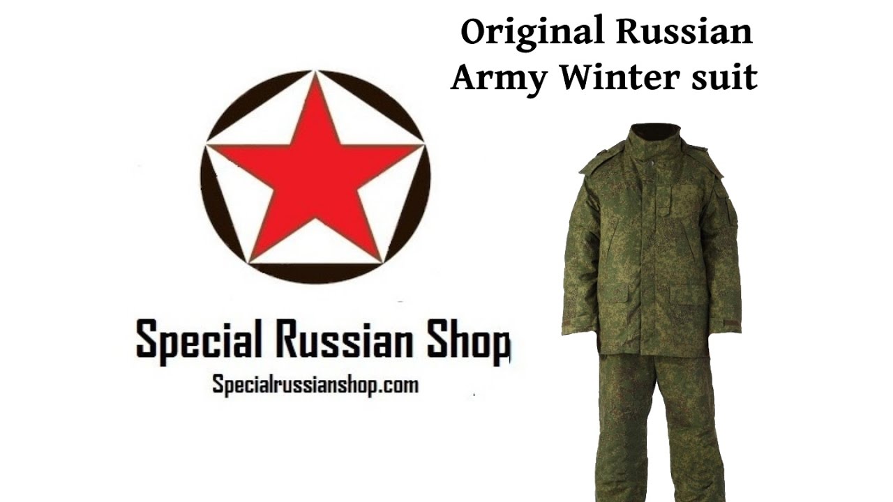 Original Russian Army Winter suit Digital Flora