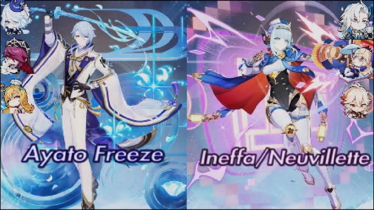 C0 Ayato and C0 Ineffa and Neuvillette. Spiral Abyss 5.8 | Genshin Impact