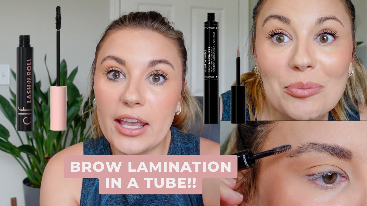 EASY BROW LAMINATION & NEW FAVORITE MASCARA! | DRUGSTORE REVIEW