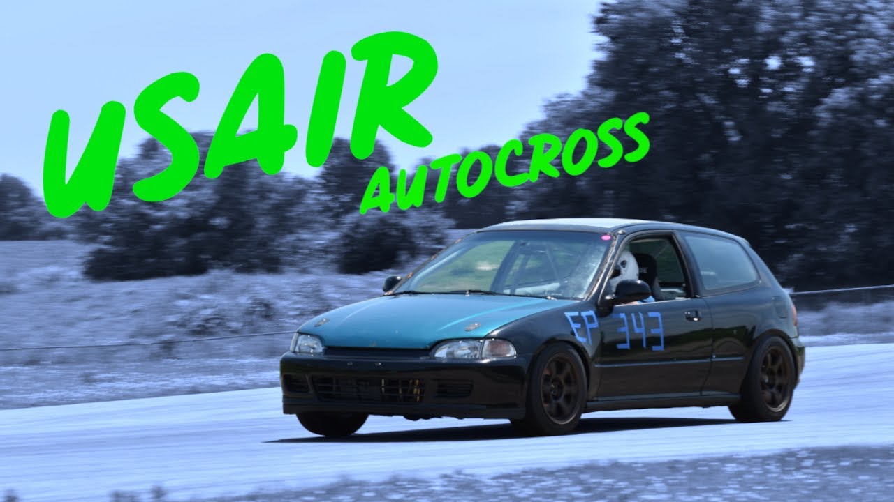 My First Autocross! - USAIR Motorsports Raceway - Civic EG