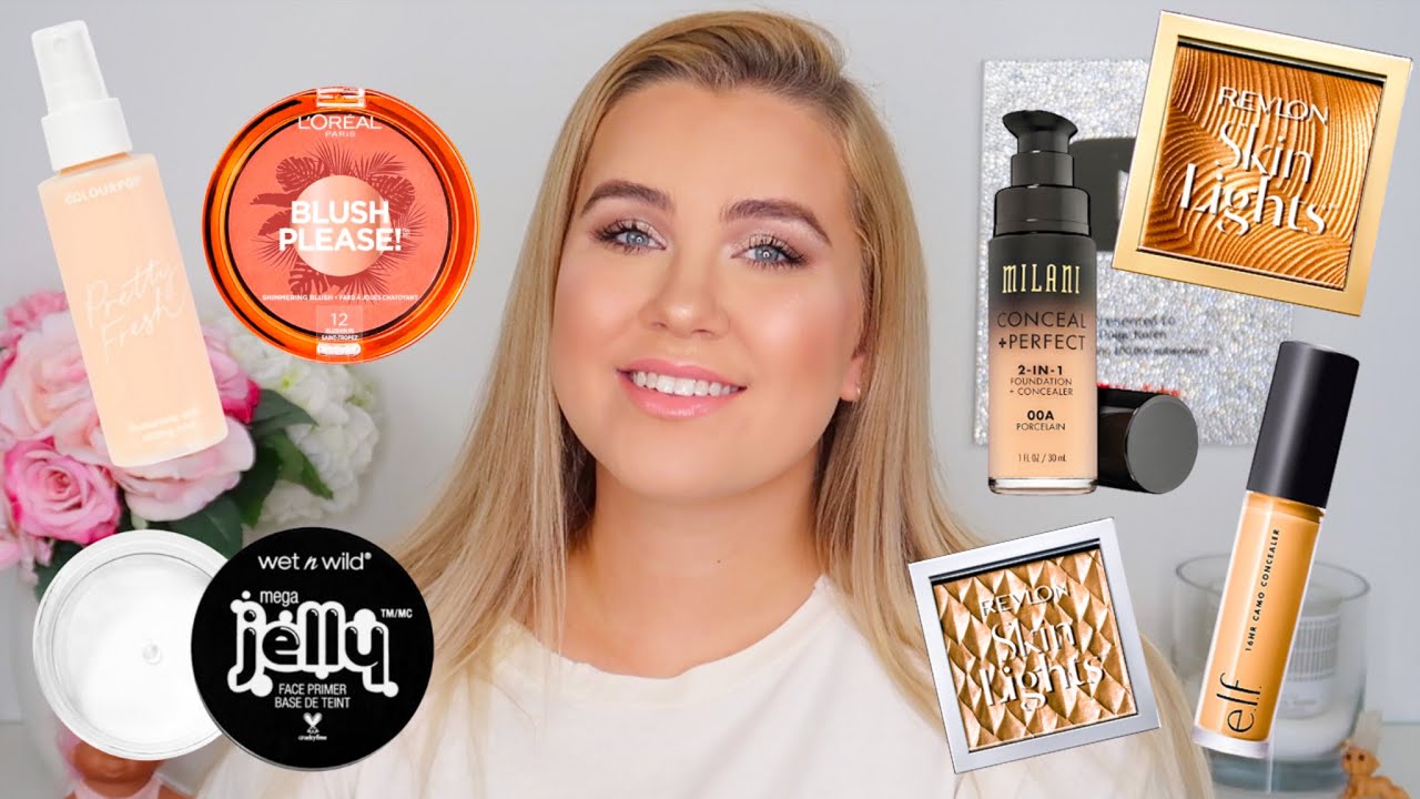 FULL FACE OF AMAZING DRUGSTORE MAKEUP | Paige Koren
