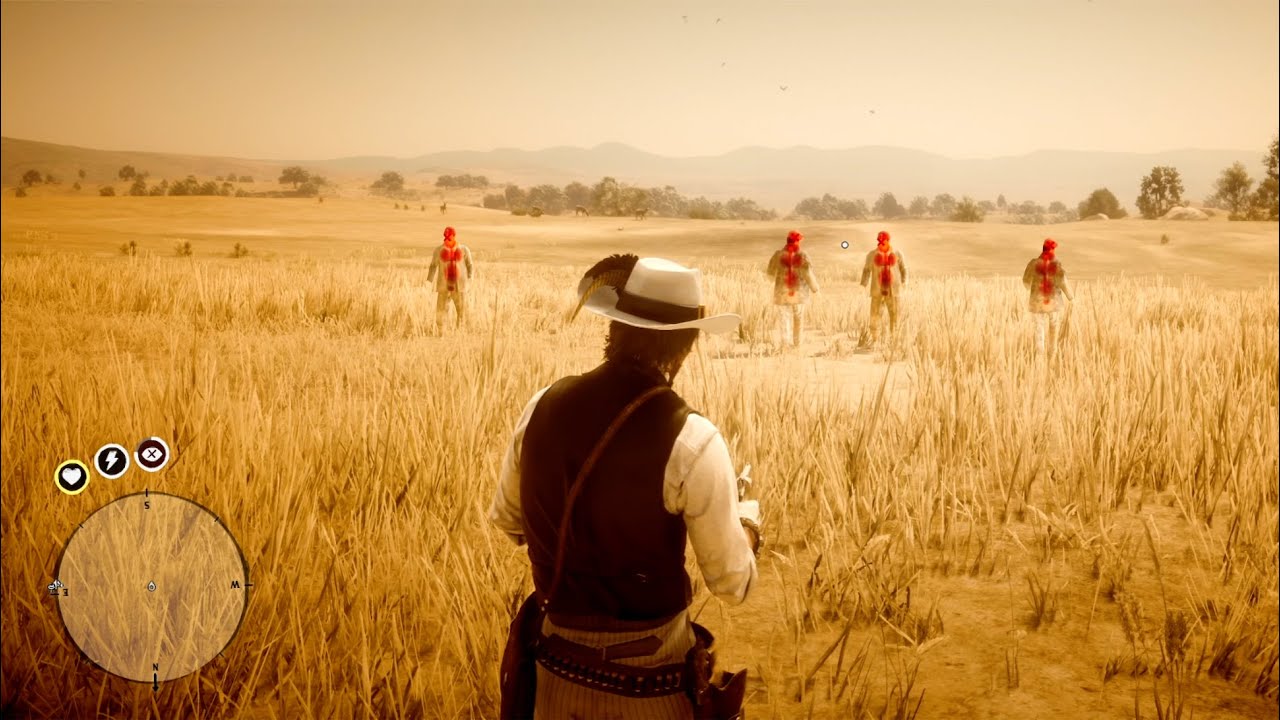 Red Dead Redemption 2: Как использовать «Меткий глаз» на нескольких целях - (Red Dead Redemption ...