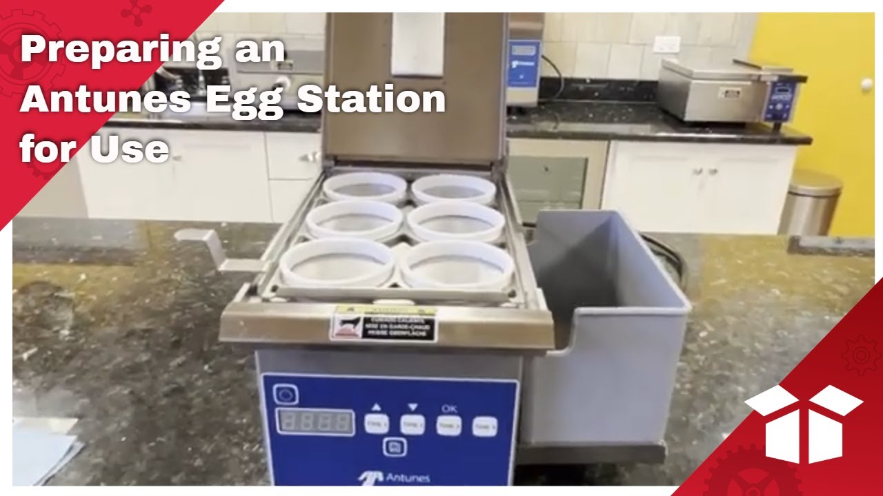 Preparing an Antunes Egg station for Use