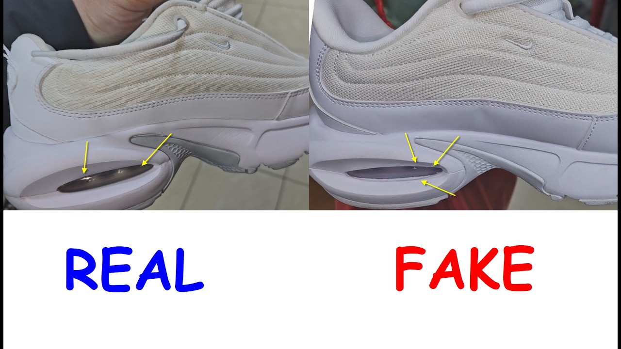 Nike Airmax portal real vs fake review.  How to spot original Nike Air max portal sneakers
