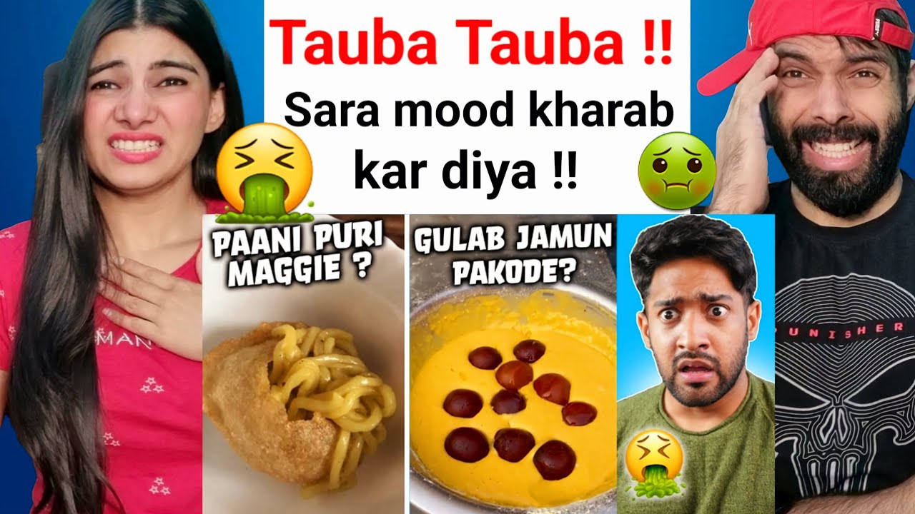Worst & Funniest Indian Street Foods! (Bad) 😱 Reaction