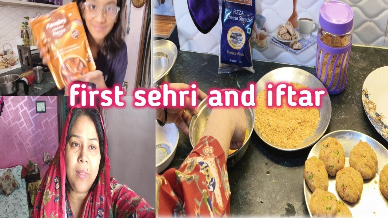 Alhamdulillah first sehri and iftar /Full Ramadan vlog🧕