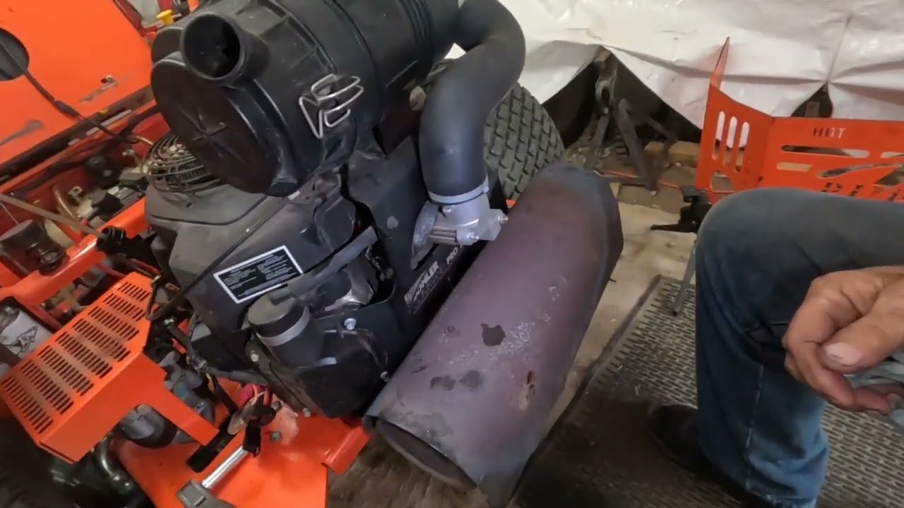 Kohler Command V-Twin Oil Leak Repair.