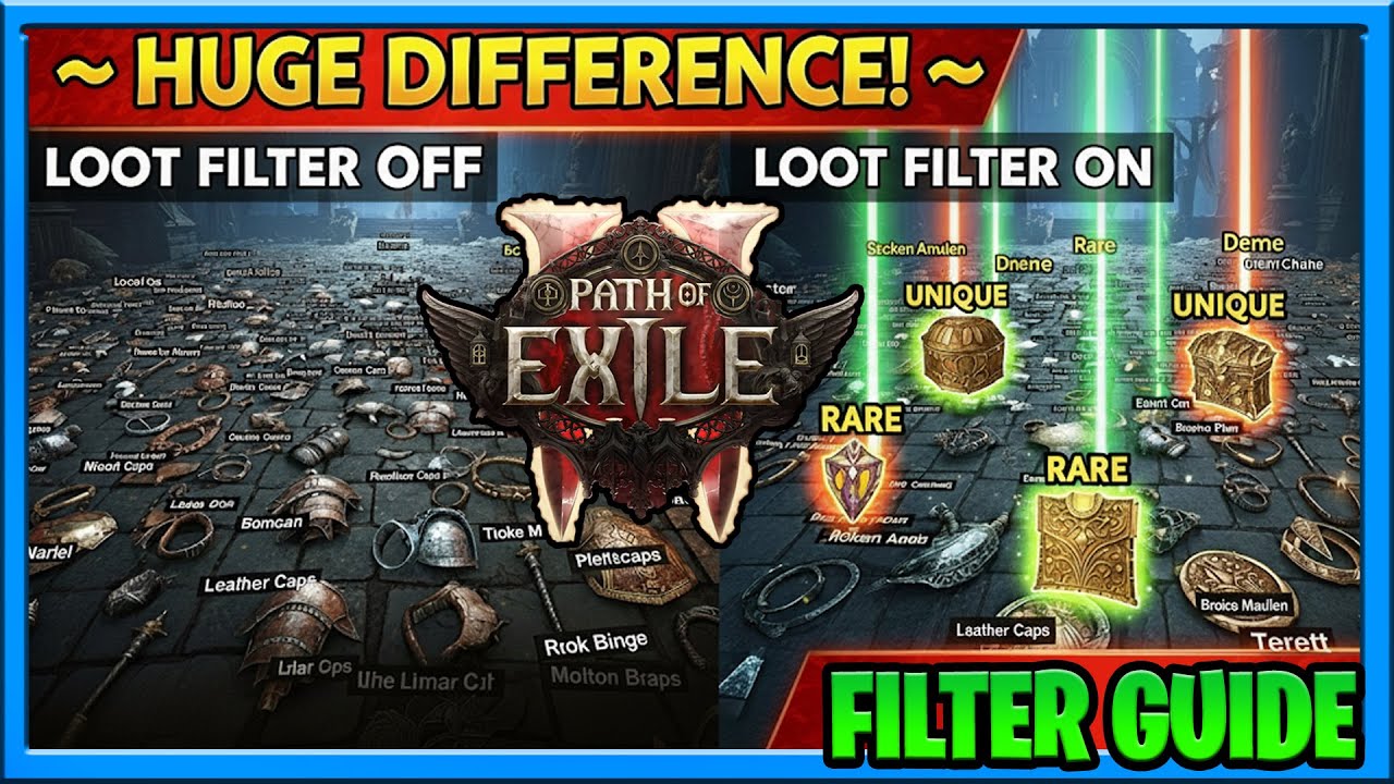Path of Exile 2 Loot Filter Guide Easy and Best Filter Guide : PC / XBOX / PS5 /
