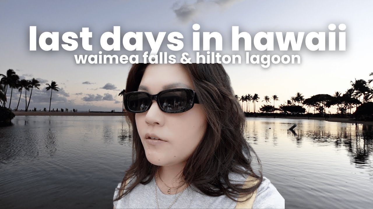 waimea falls, hilton lagoon & abc store haul | oahu day 8 & 9 vlog | hawaii october 2024