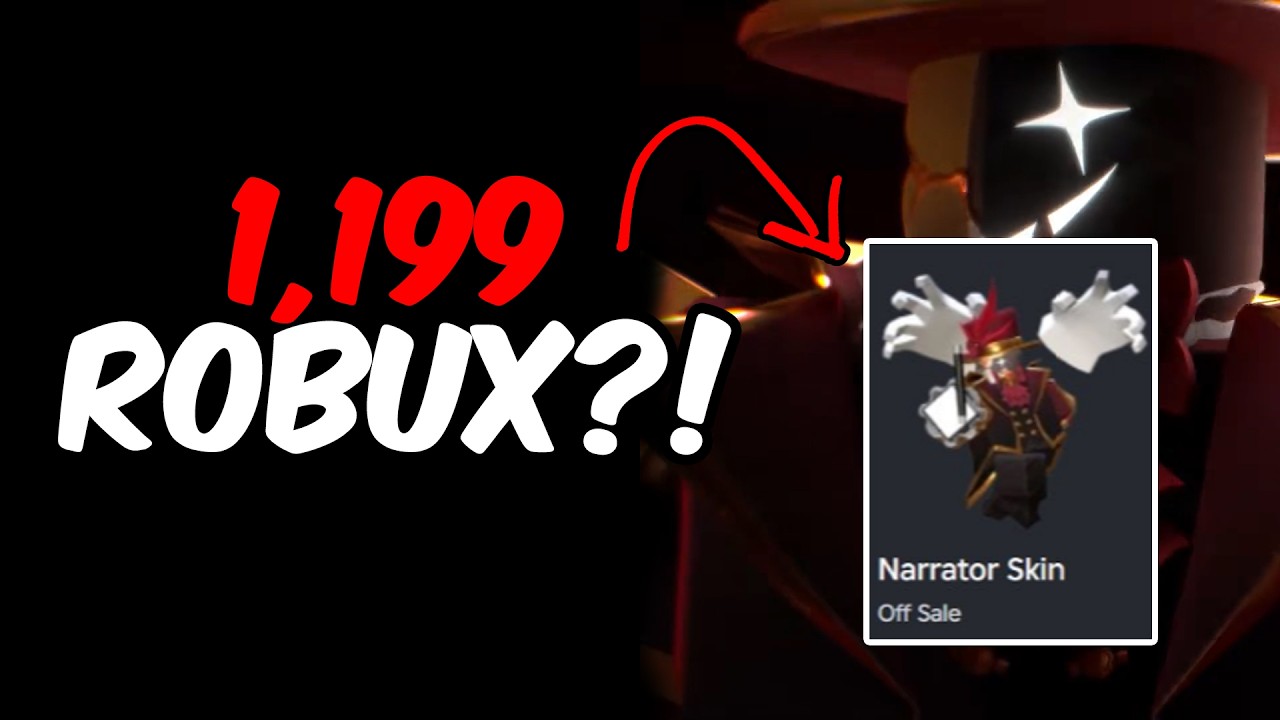 NARRATOR SKIN RELEASE + PRICE? | Tower Defense Simulator | ROBLOX