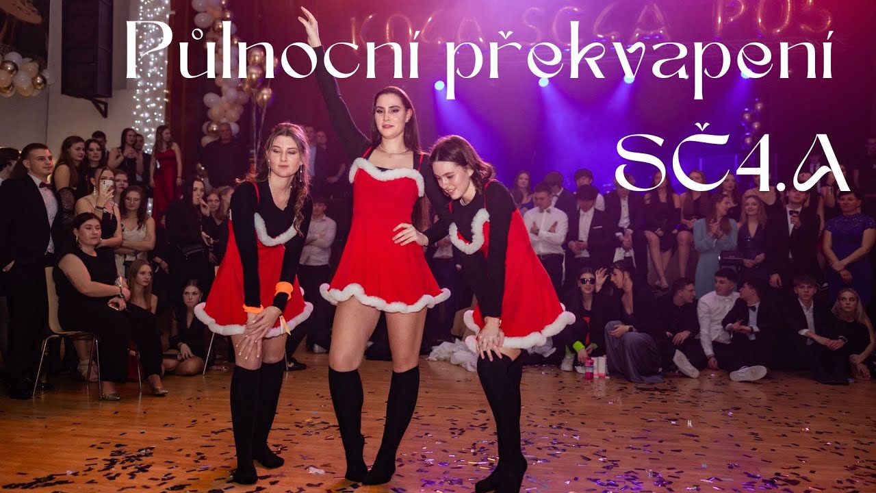 Maturitní ples SOU a SOŠ SČMSD Znojmo (Půlnoční překvapení SČ4.A)
