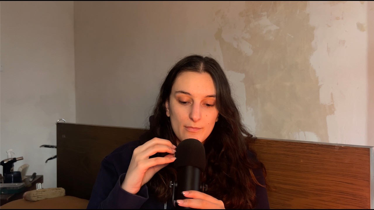 ASMR | Whisper ramble life update & mic scratching 🤎
