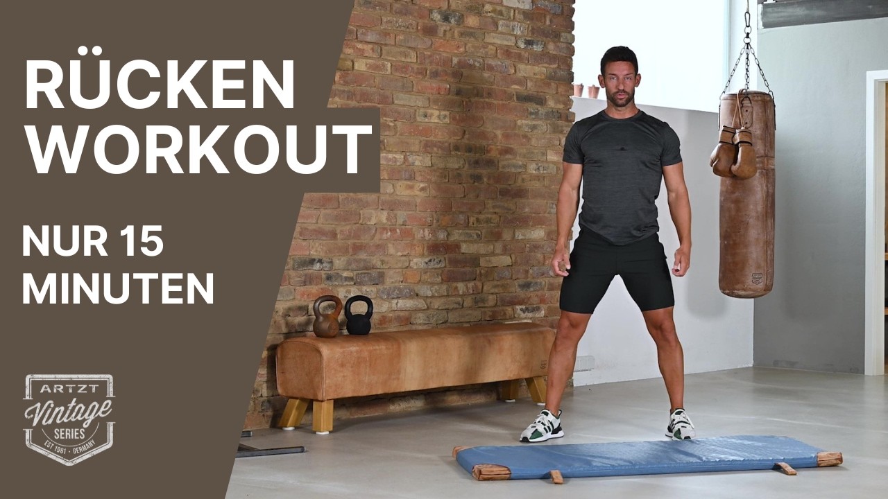 Rückenschmerzen wegtrainieren | Rücken Workout für Vielsitzer | ARTZT Vintage Series