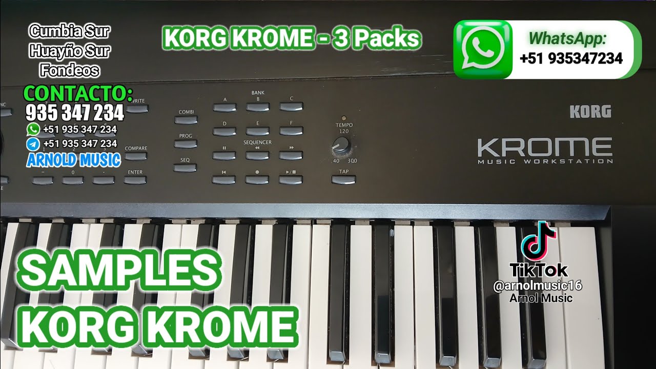 SAMPLES KORG KROME (Pack Basic)
