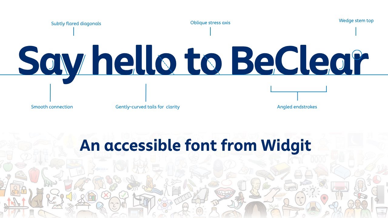 Introducing BeClear® – Widgit's New Accessible Font