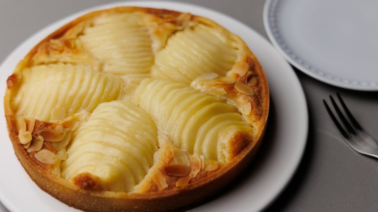 Authentic Almond Pear Tart recipe ◆ 洋梨とアーモンドのタルトレシピ