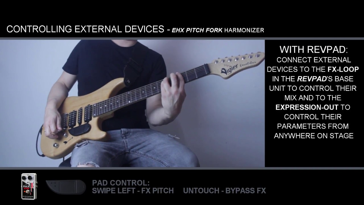 GTC REVPAD - EXTERNAL CONTROL Electro Harmonix Pitch Fork