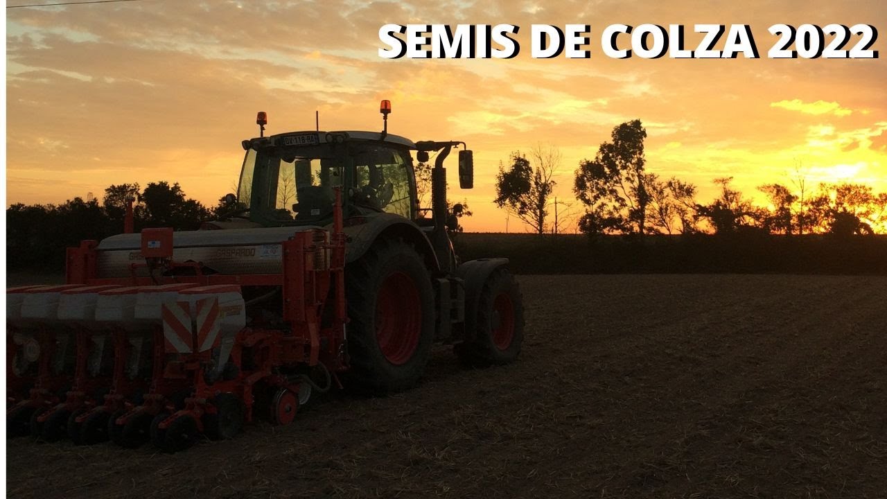 🌾DECHAUMAGE ET SEMIS DE COLZA 2022🌾 (SEMIS AU SEMOIR MONOGRAINE)