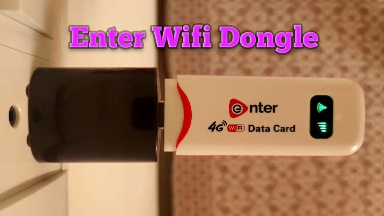 Enter wifi dongle datacard