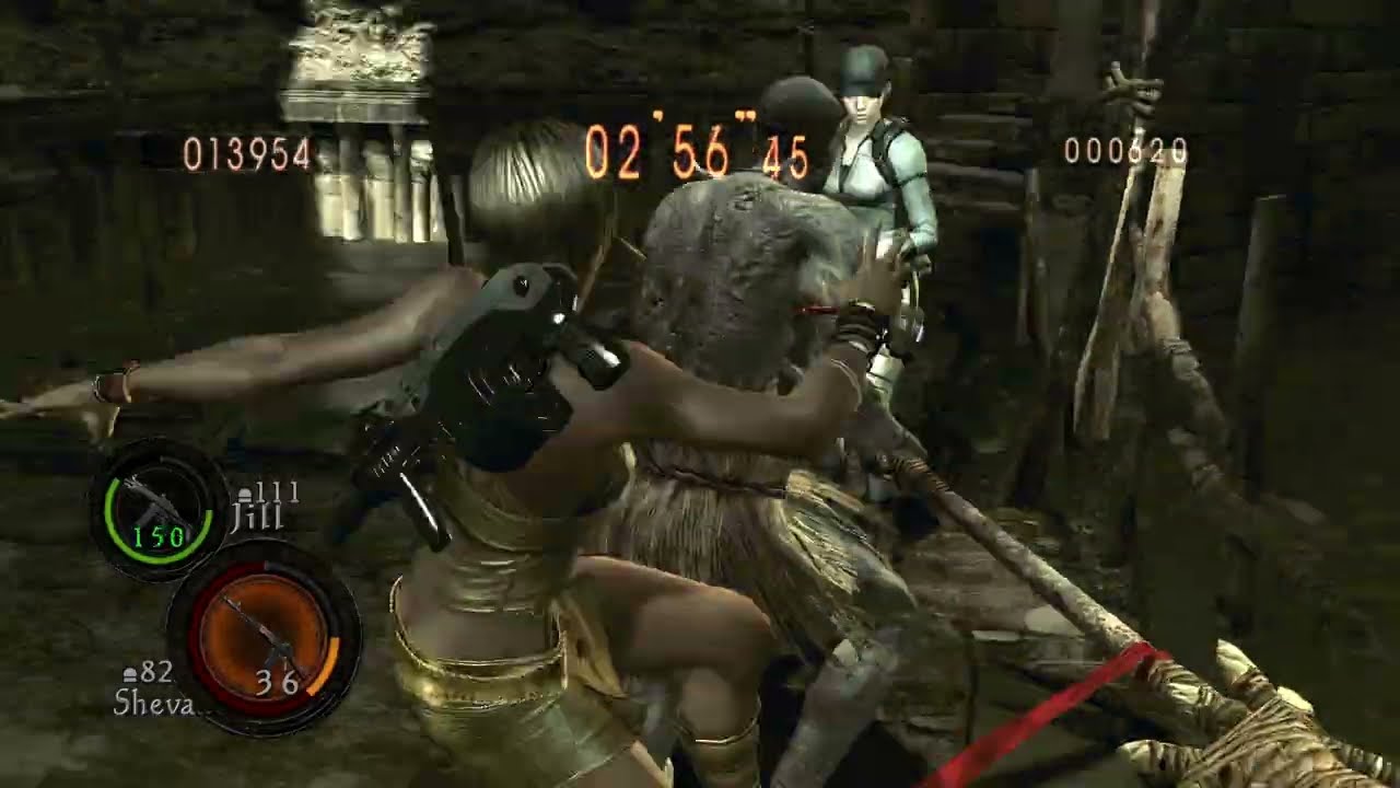 Resident Evil 5 - [sub ITA] - The mercenaries (Duo)  - Melee combo