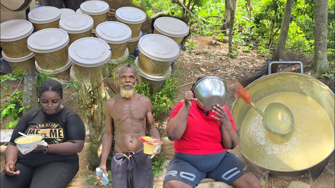 How To Prepare Jamaican Power Porridge With Pumpkin,Oatmeal,Irish Marsh & Supligen Community Service