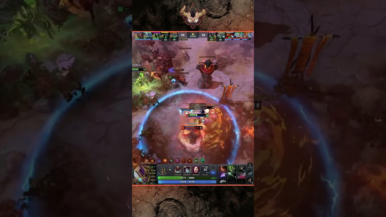 Max INT Hybrid Right Click Silencer Hydra's Breath + Eye of Skadi Build in 7.41d Dota 2