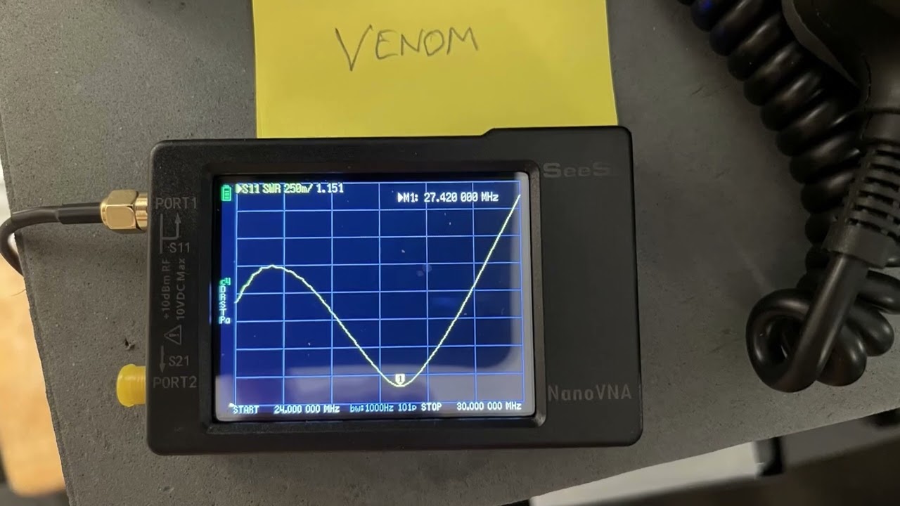 Venom Silver Rod ( Half Wave) install