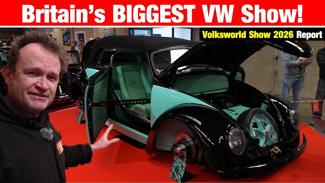 Это лучшая выставка классических автомобилей VW в Великобритании? Отчет Volksworld 2026.