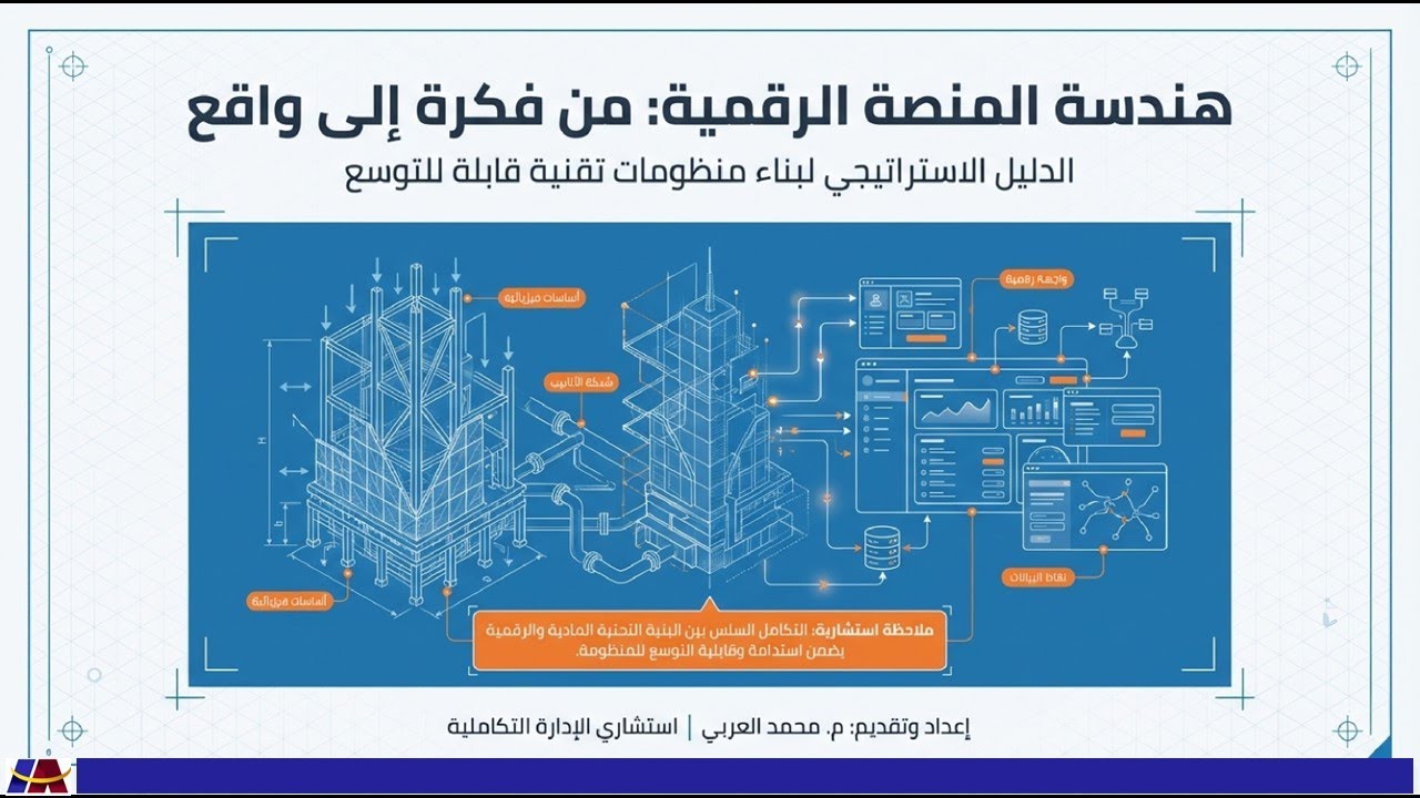 من فكرة إلى منصة رقمية - خارطة الطريق لبناء المشاريع التقنية الناجحة | م. محمد العربي